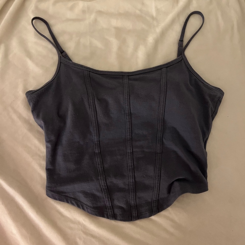 hollister jersey corset cami